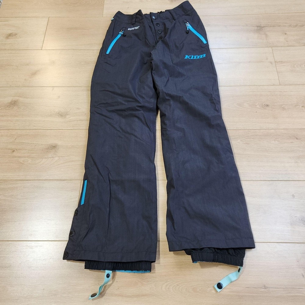 Klim Intrigue Pants Womens Small Gray GORE-TEX Snow Ski Waterproof Insulated